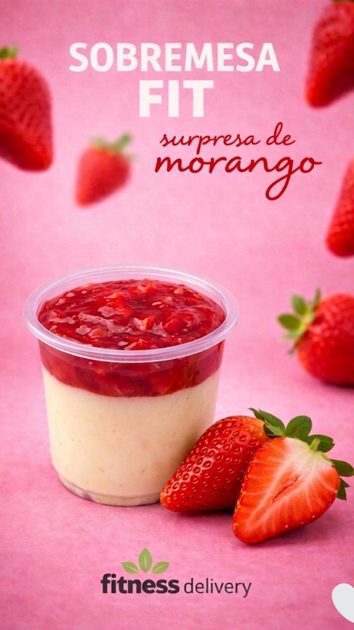 Surpresa de morango low carb